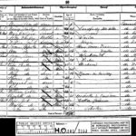 1851 census record for the Honeysuckle Inn
